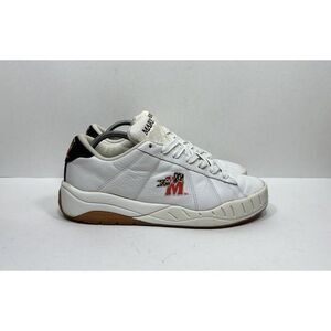 Vintage 90s University Of Maryland Customatix Shoes Men’s Size 9 White Leather